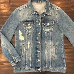 Zara Oversized Denim Jacket in Size M
